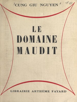 cover image of Le domaine maudit